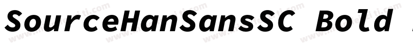 SourceHanSansSC Bold Identity H字体转换